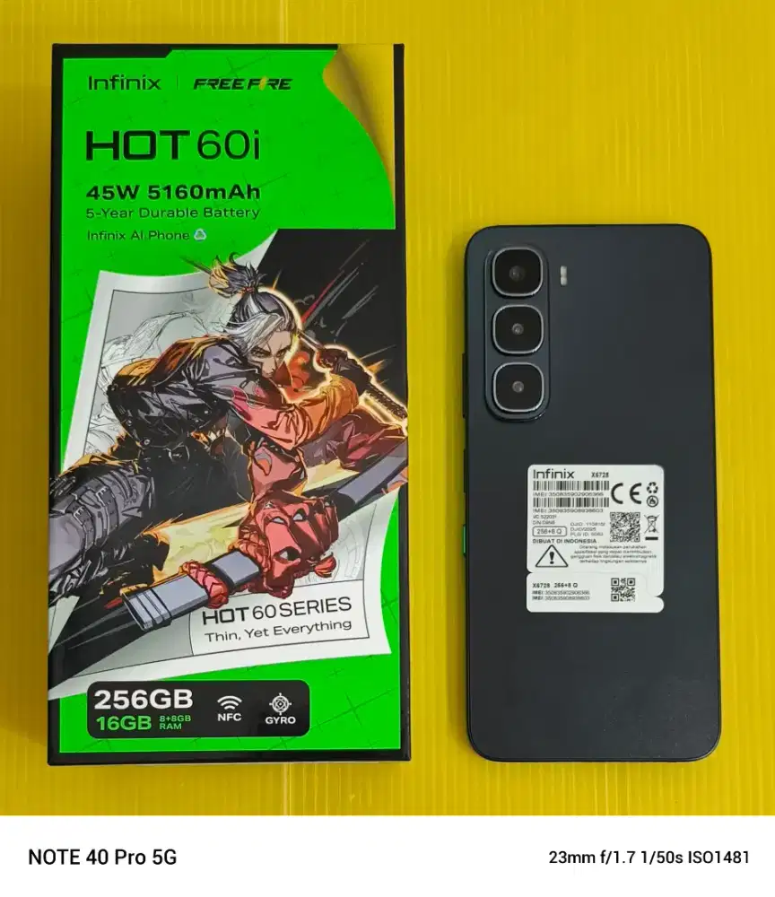 Infinix hot 60i 8/256GB