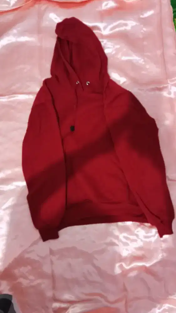 Hoodie Merah Oversize