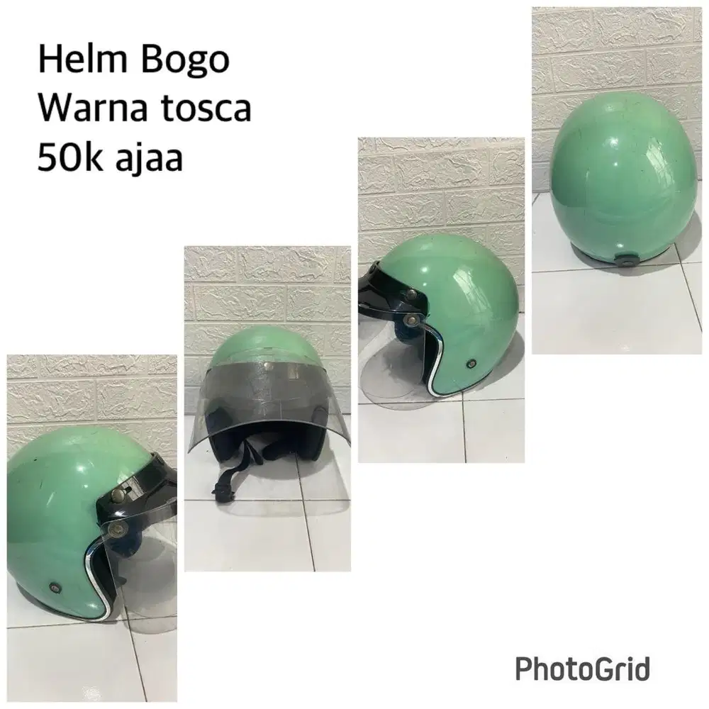 Helm BOGO kaca flat