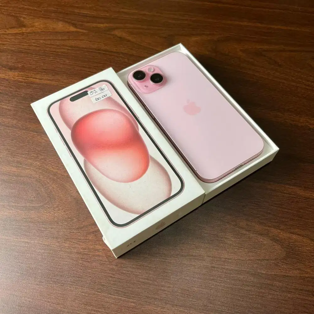 iPhone 15 256GB [ Pink ] Garansi Resmi iBox