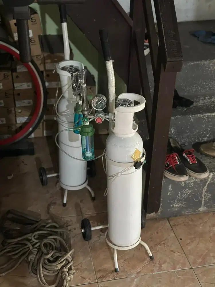 Oksigen tabung lengkap