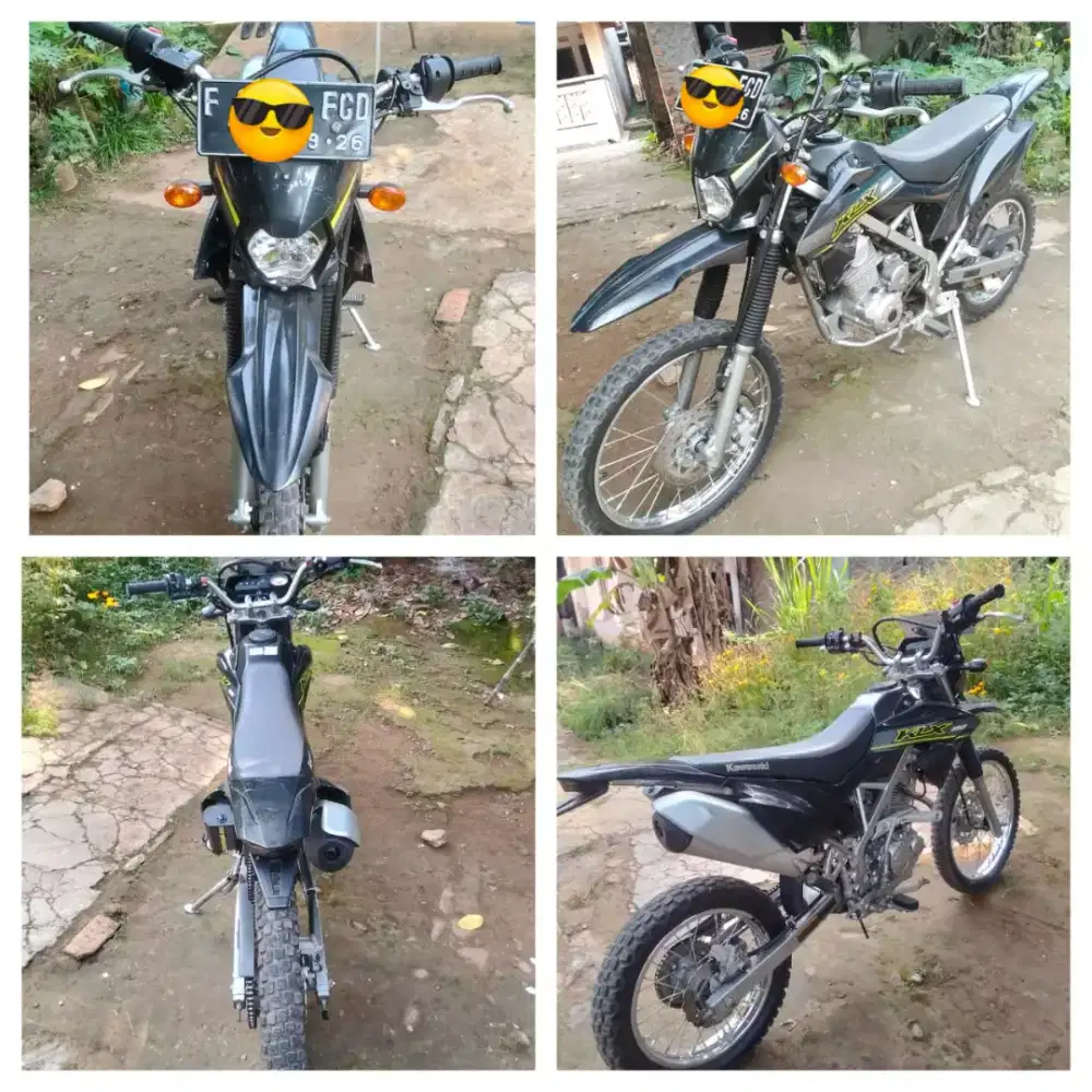 Dijual motor KLX 150 tahun 2012