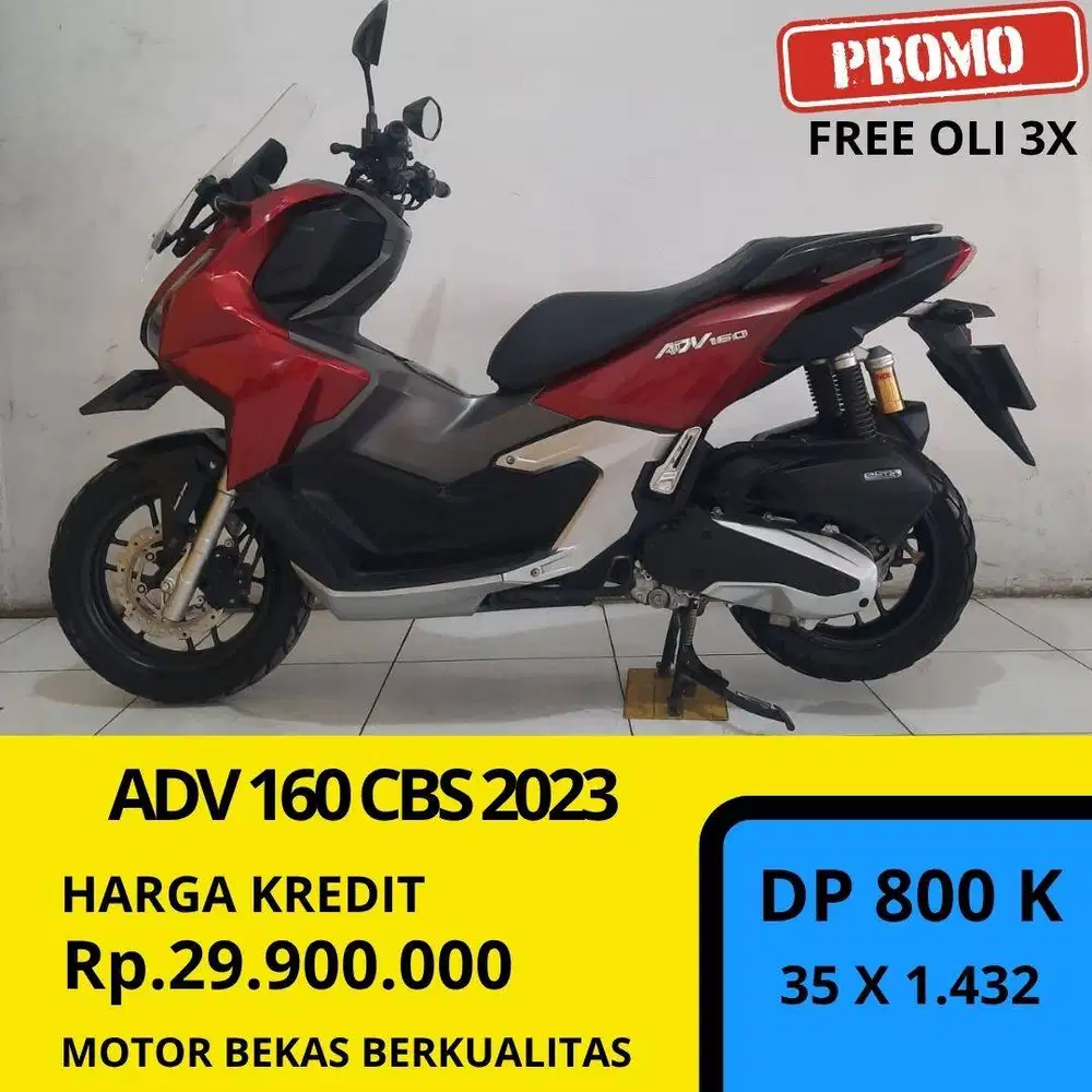 Honda ADV 160 CBS 2023 Merah DP murah 900 ayoo Gaskeuunn