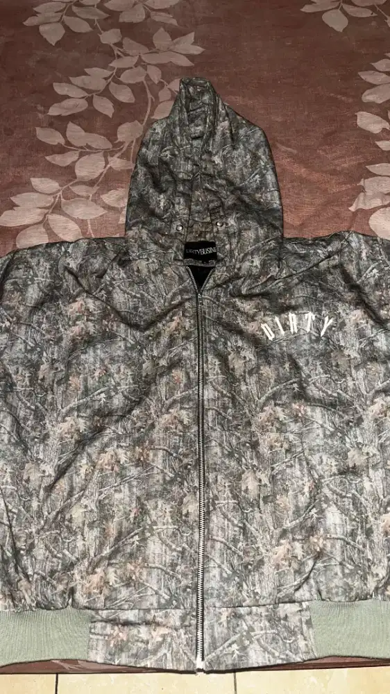 DIRTYBUSINESS Hoodie zip camo