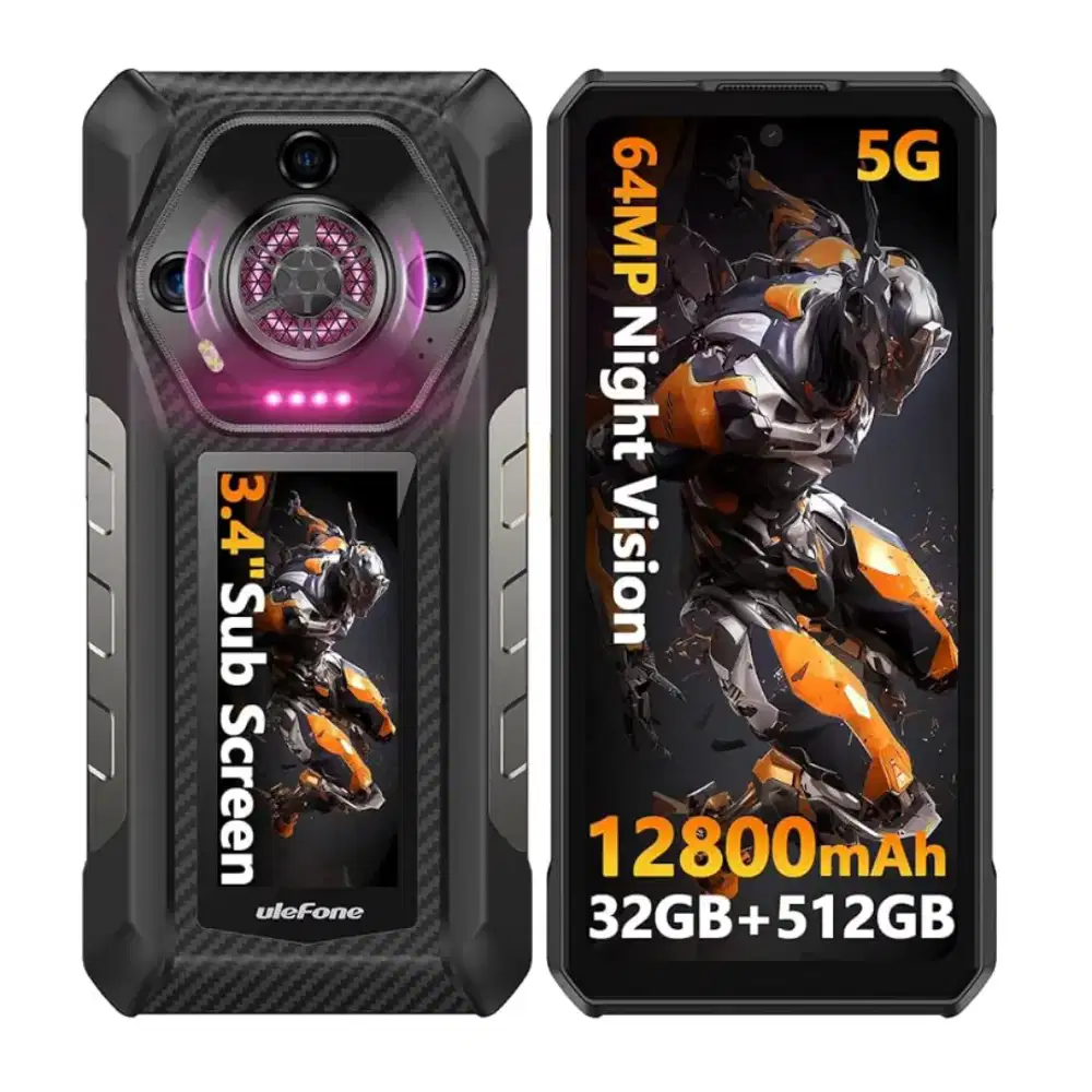 Ulefone armor 30 pro 5g nfc 16/512gb dual screen tahan air