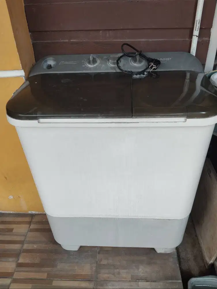 Mesin cuci sharp 2 Tabung