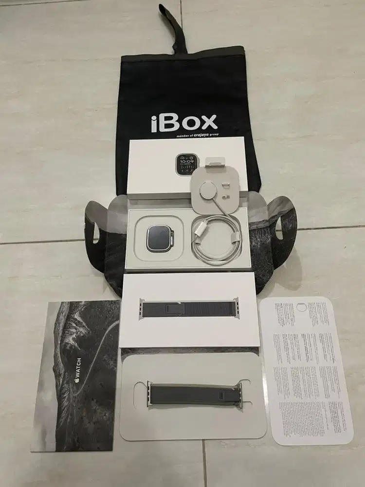 Apple watch Ultra 2 IBOX Resmi Fullset lengkap original mulus