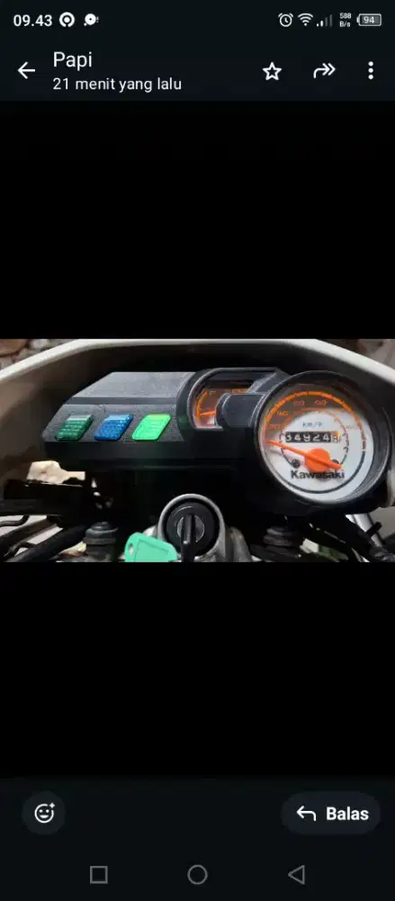 Di jual Kawasaki trail 2021 gress