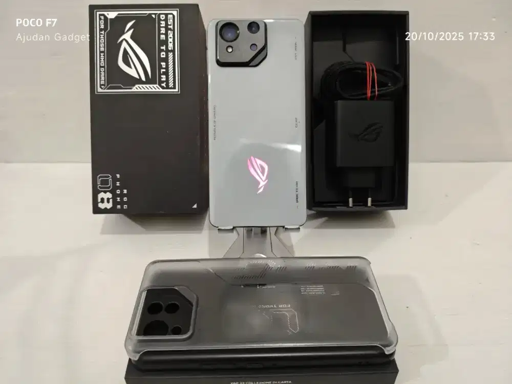 Asus Rog Phone 8 5G 12/256 Gb Likenew 99% Original Ex Resmi bs TT/BT