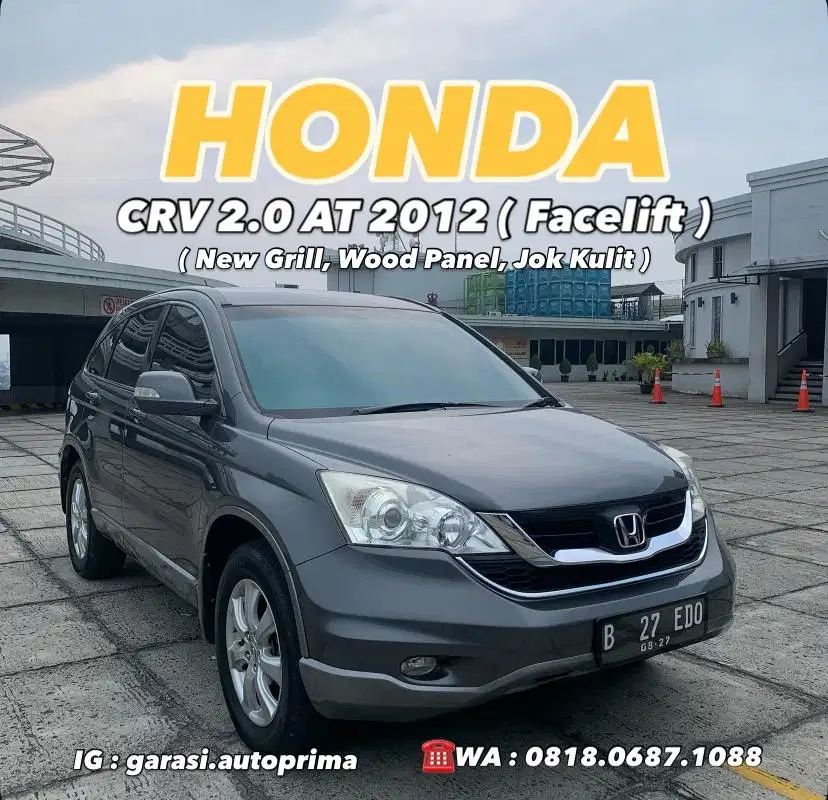Honda CRV 2.0 AT 2012 facelift