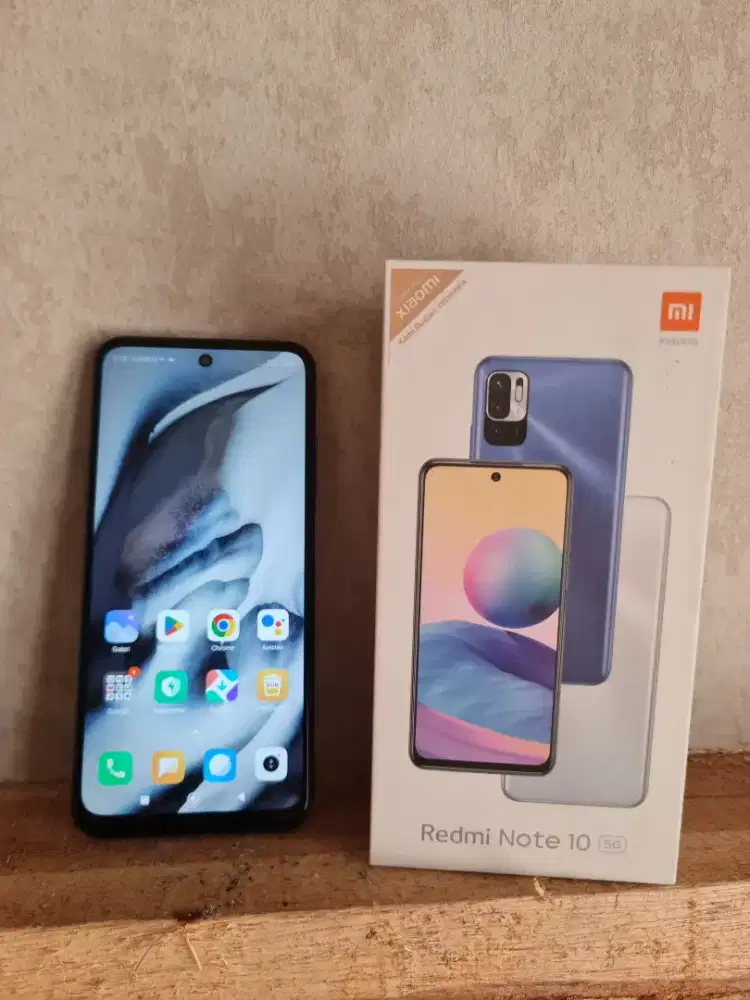 xiaomi redmi note 10 5G NFC 8+3/128 Gb fullset mulus segel like new