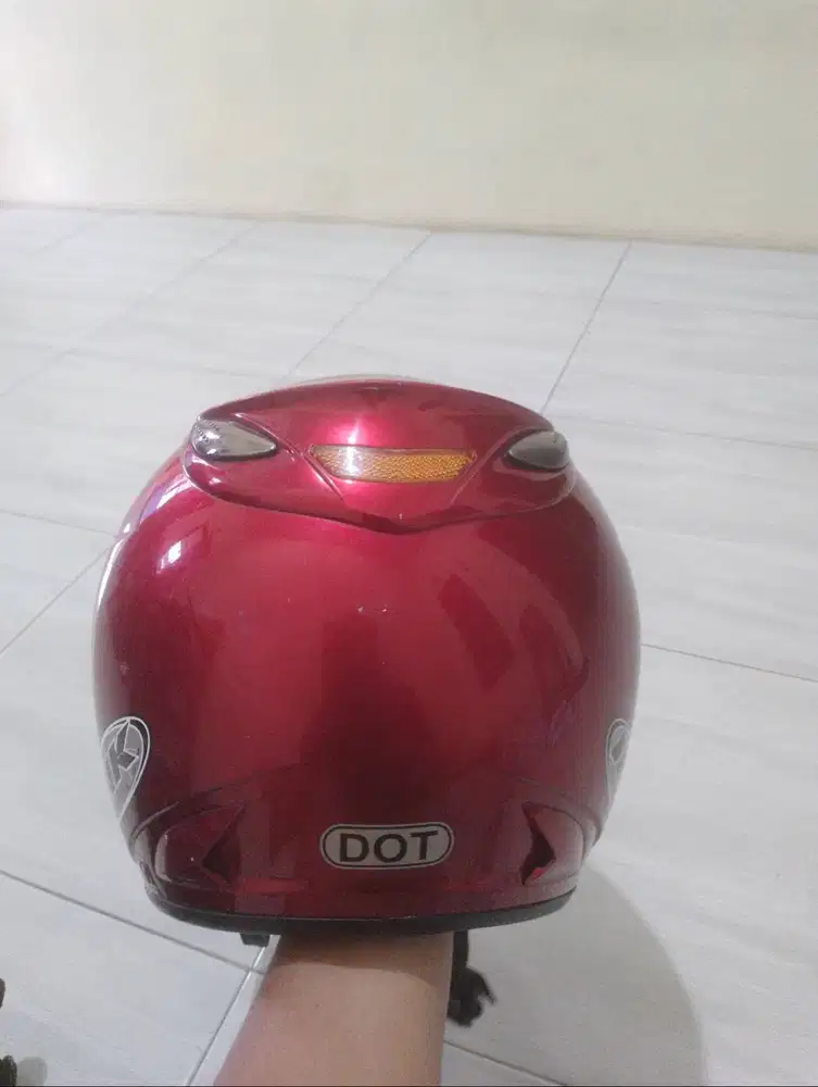 Helm Ink Centro Merah Maroon