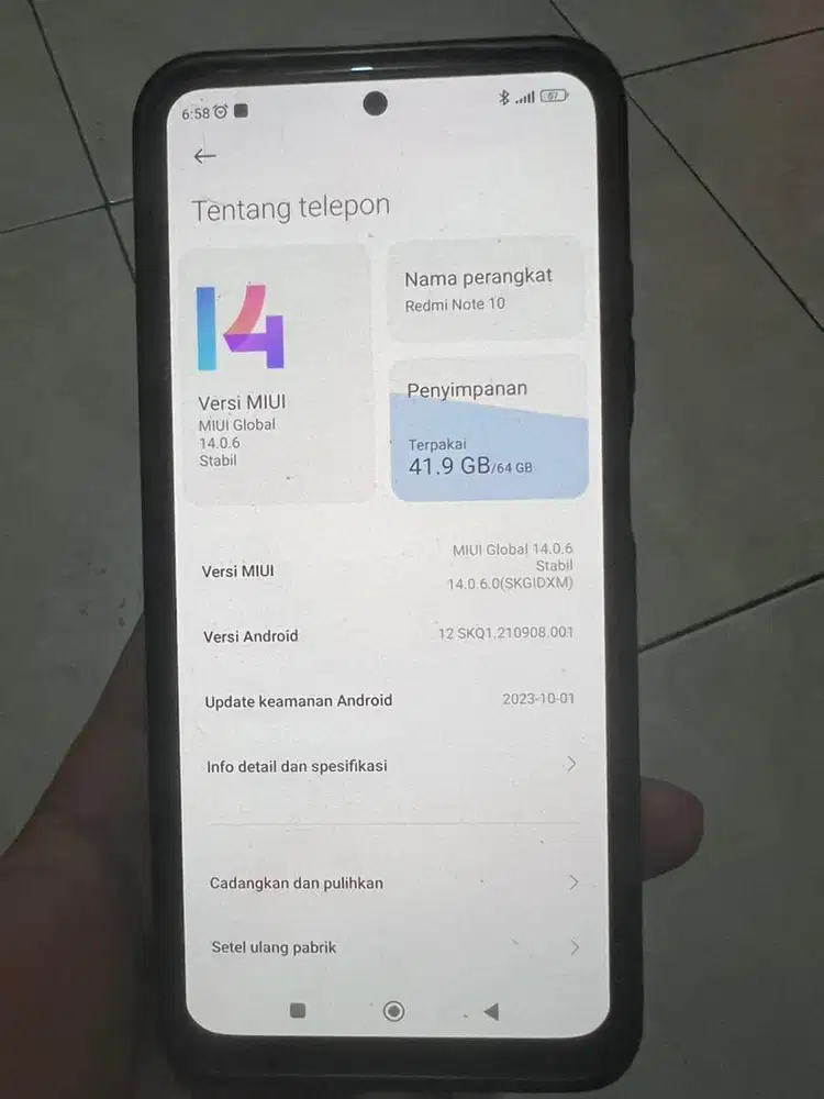 Redmi note 10 4/64 gb