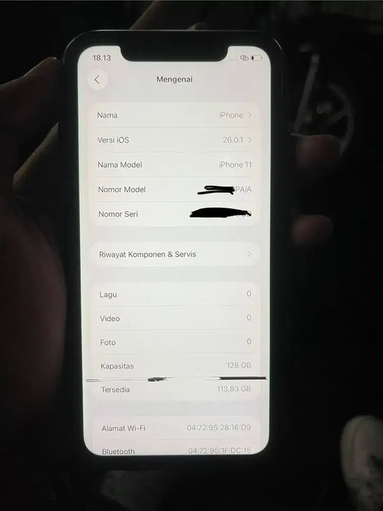 Iphone 11 128 Resmi Ibox PA/A minus tertera