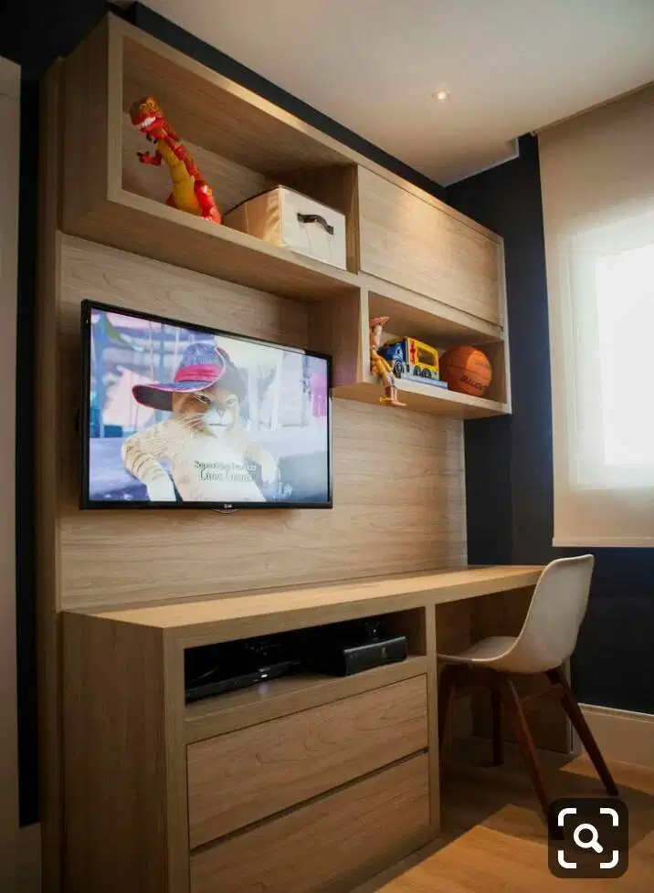 Custom Interior Kitchen Set, Backdrop TV, Lemari, Wardrobe, Kitchenset