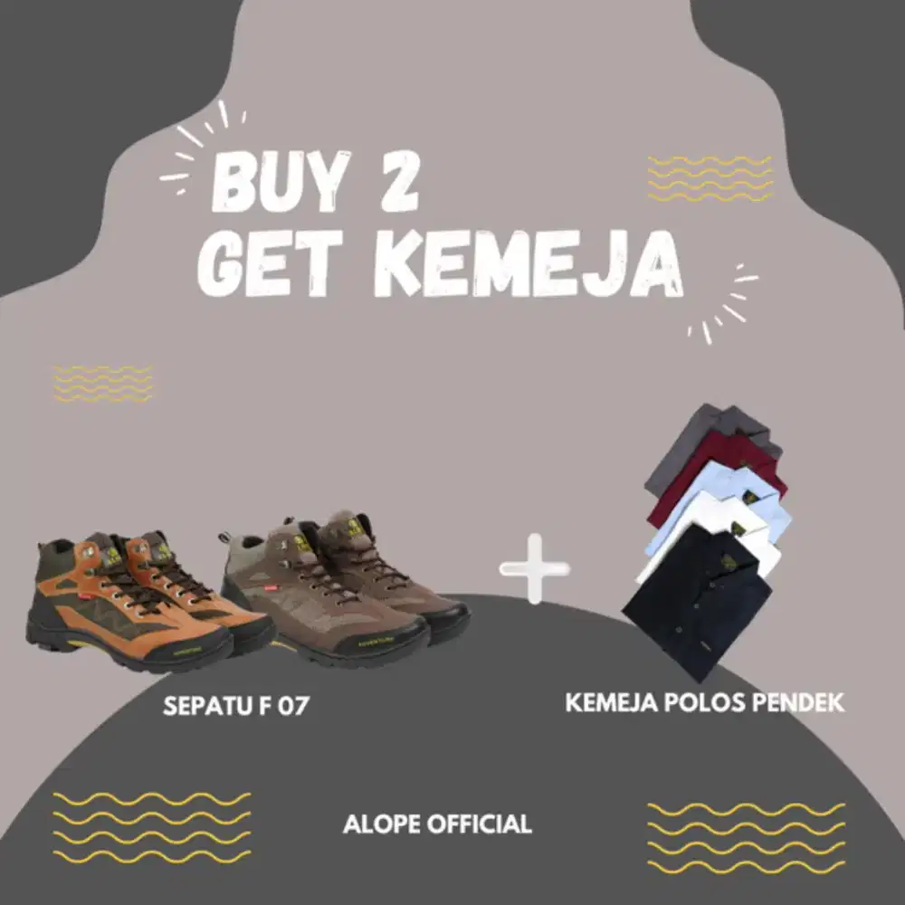 Beli 2 Sepatu Gratis Kemeja