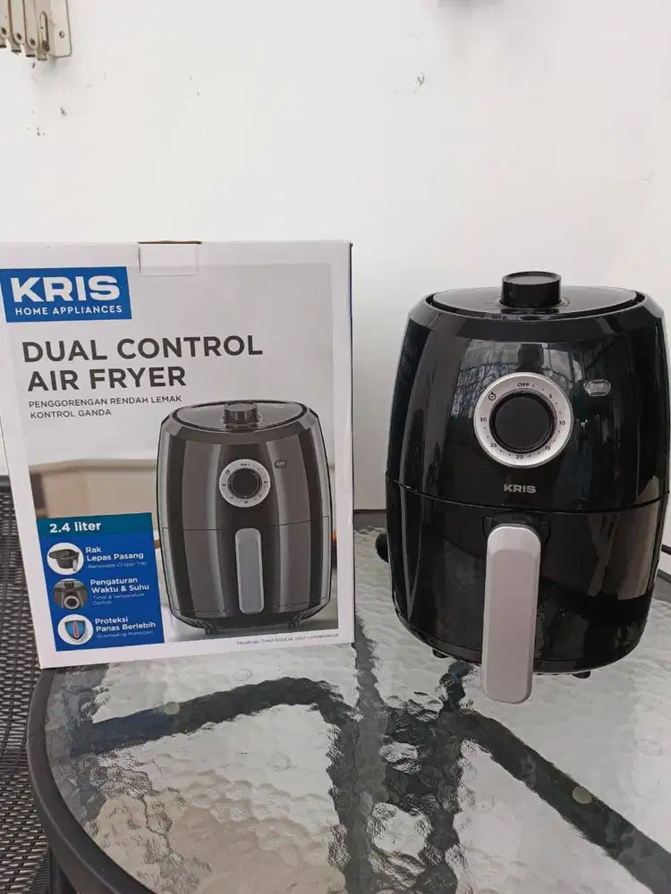 AIR FRYER KRIS 2L  dual control seken like new