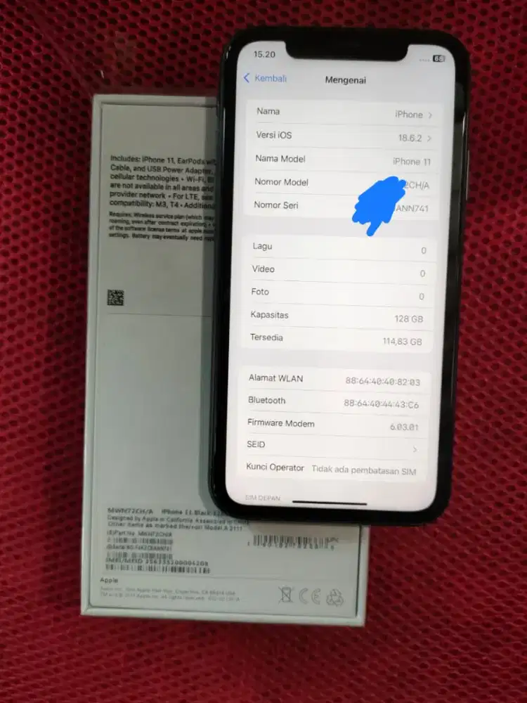 iphone 11 128 dual sim fisik bea cukai