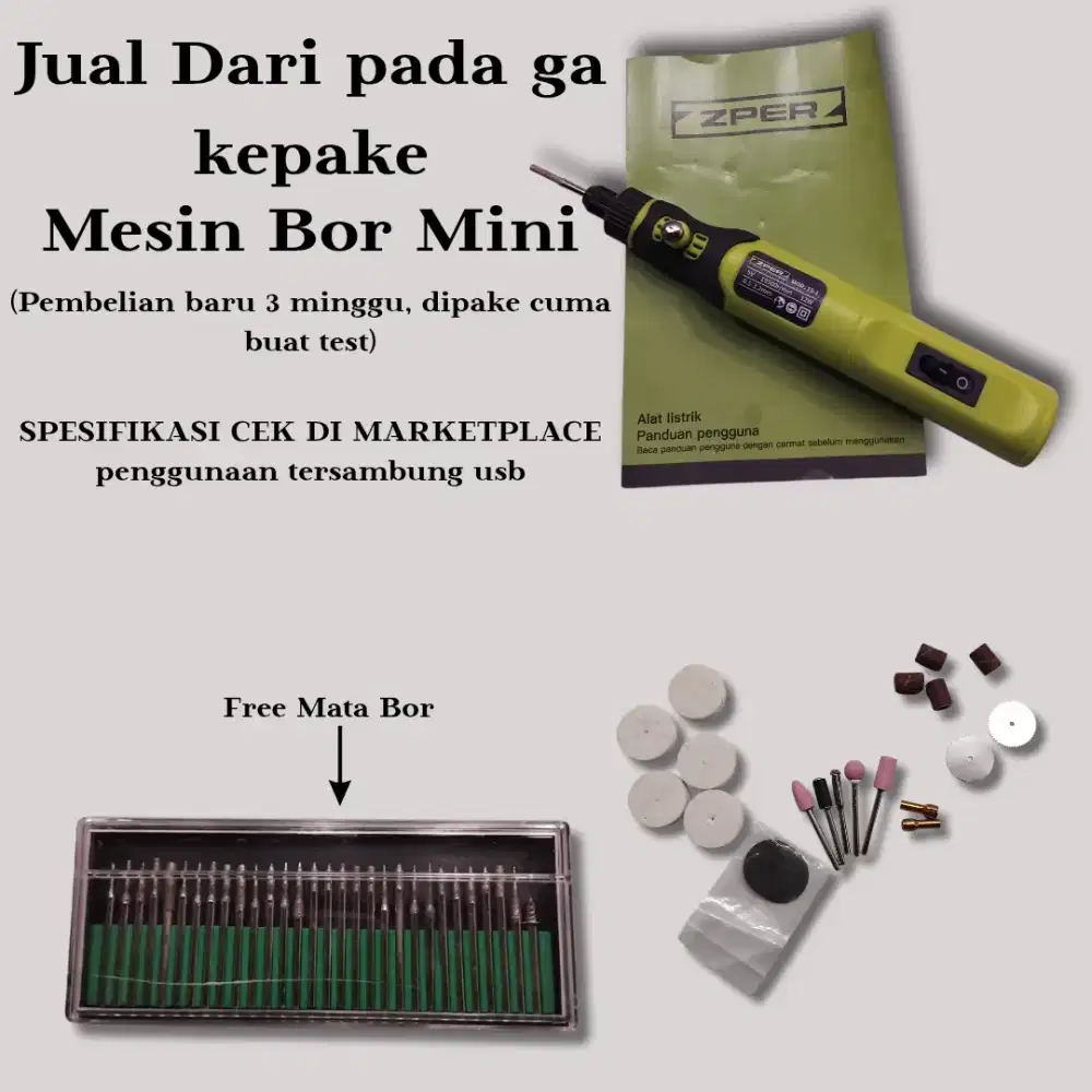 BOR MINI BEKAS RASA BARU KERAJINAN SENI KAYU DiY