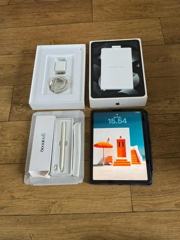jual iPad air 5 64 gb wifi only dan pencil goojodoq