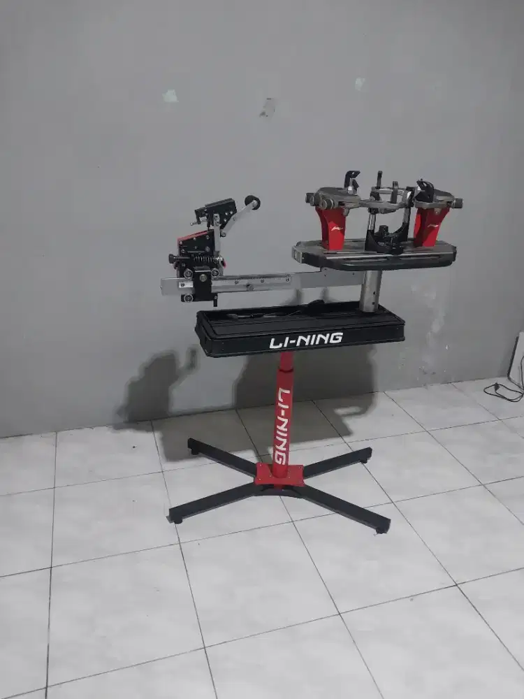 Jual mesin senar badminton manual merk linning kondisi bekas bagus