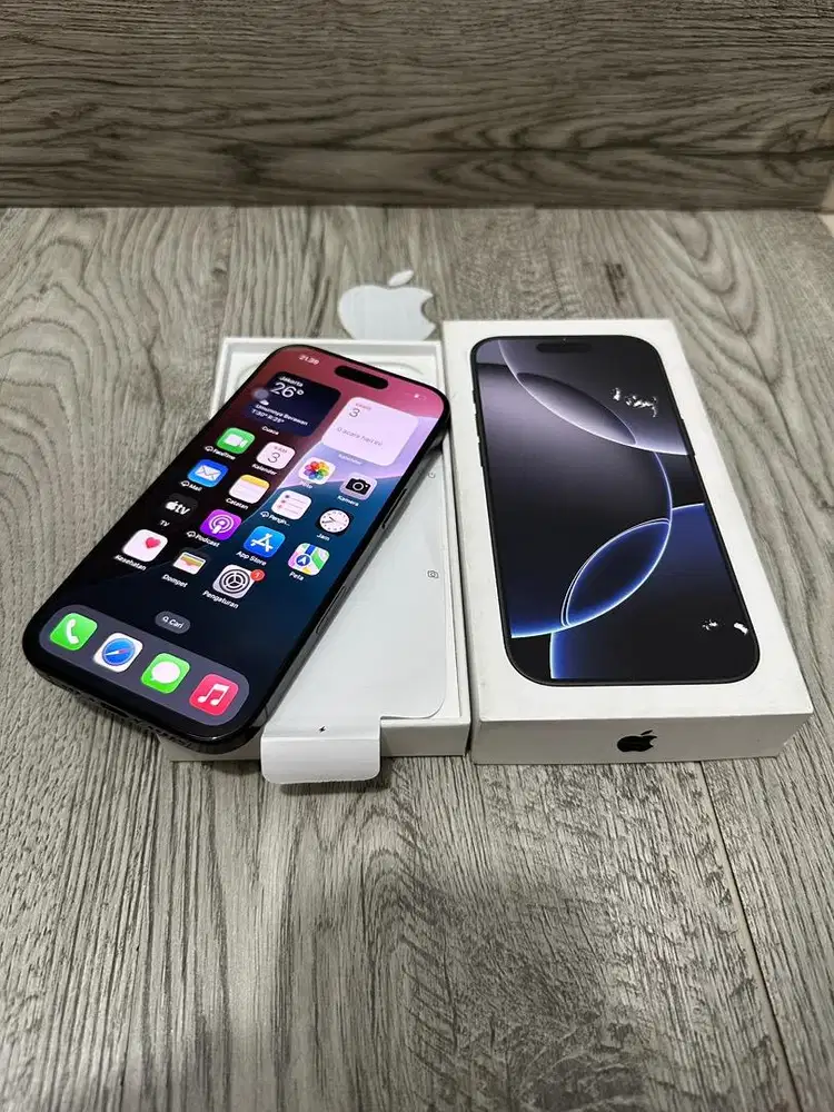 Iphone 16 Pro 128gb Black IBOX Garansi On Juni 2026