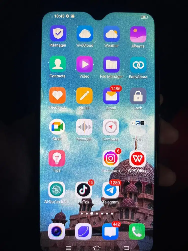 Dijual hp vivo Y 17 second