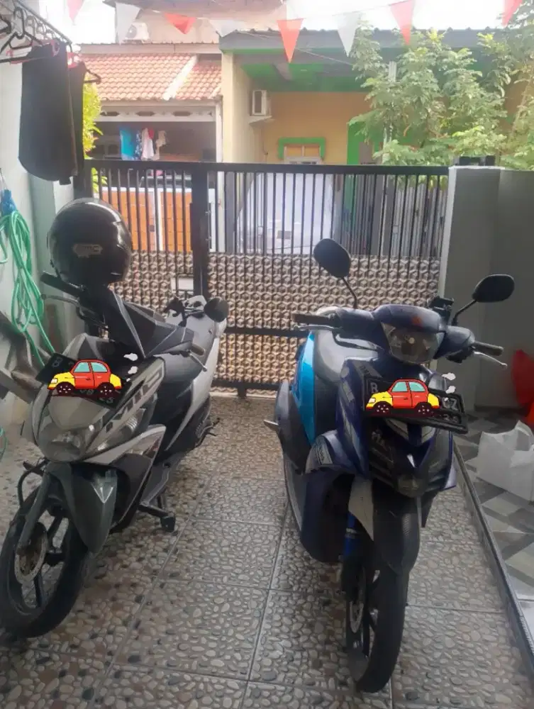 Mio GT 2013 warna biru