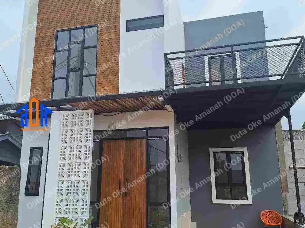 Rumah Rooftop Lega Siap Huni Akses Dekat Tol Kukusan