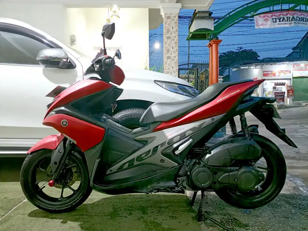 Aerox tahun 2018 pajak isi/tt boleh gan cash lebih bagus