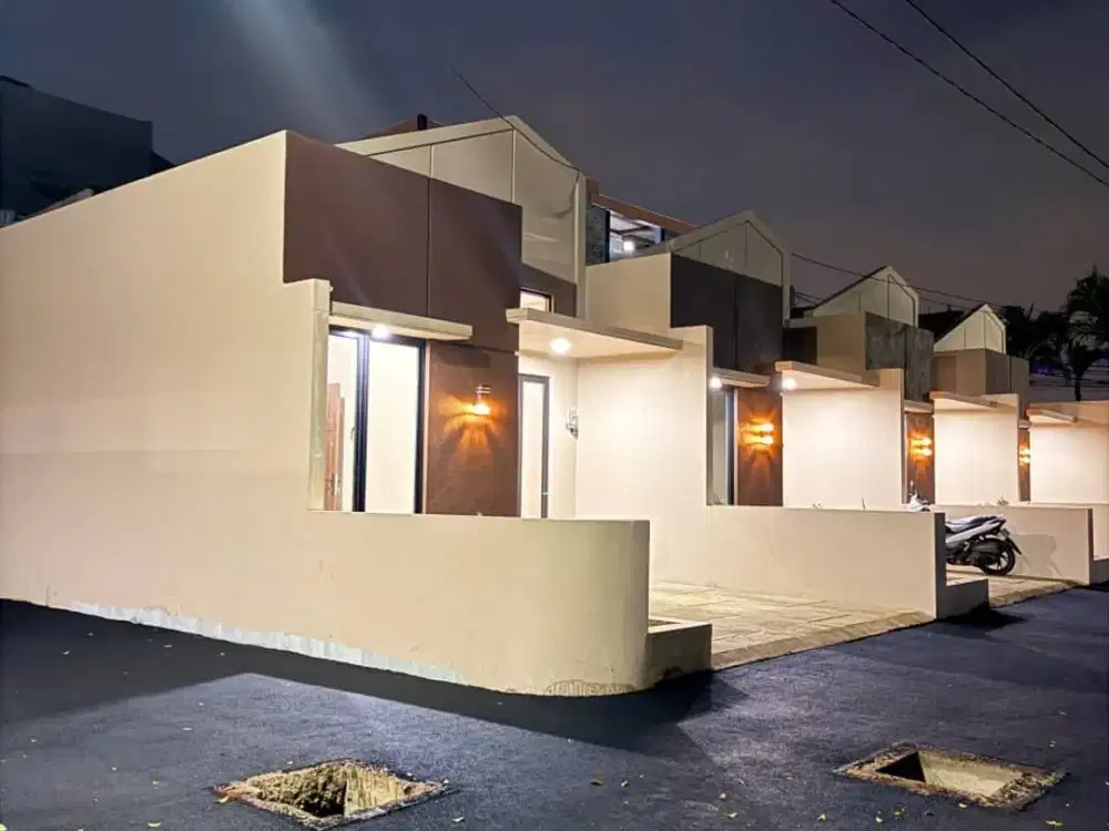 Townhouse bata merah ready stok 2 kamar di samping polsek mampang Pancoran mas