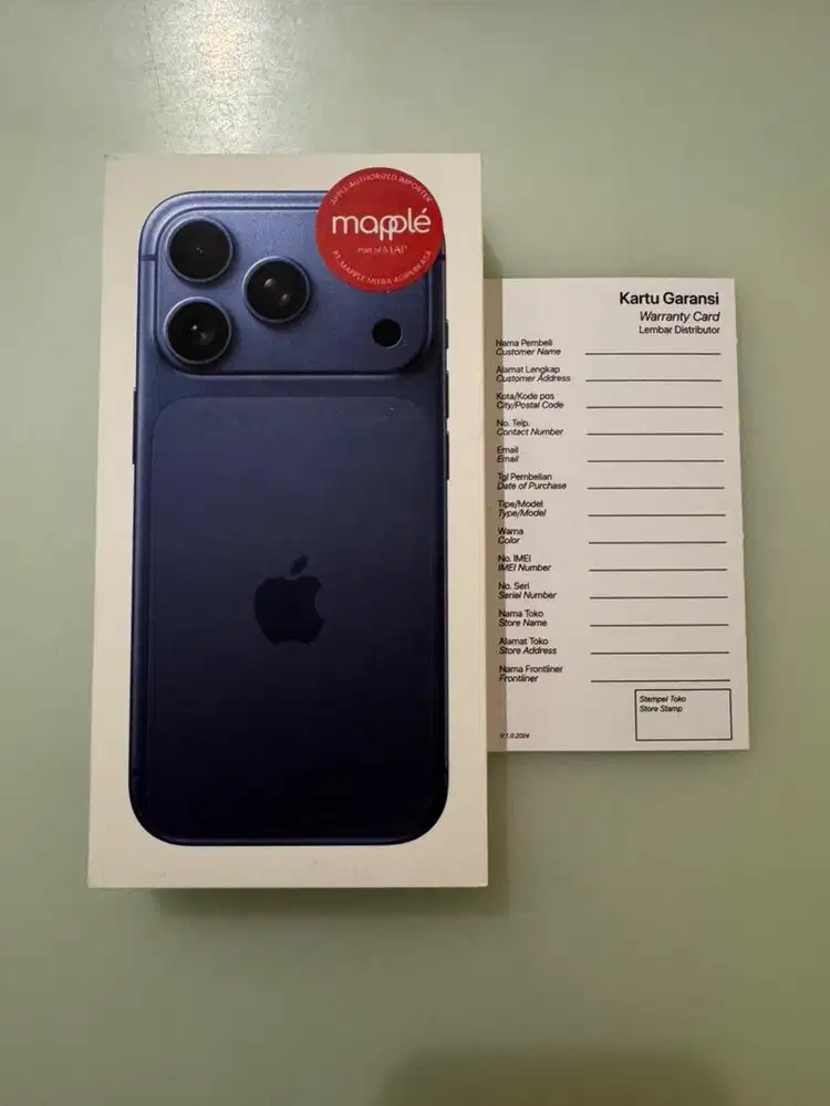 Iphone 17 pro 512gb Deep Blue