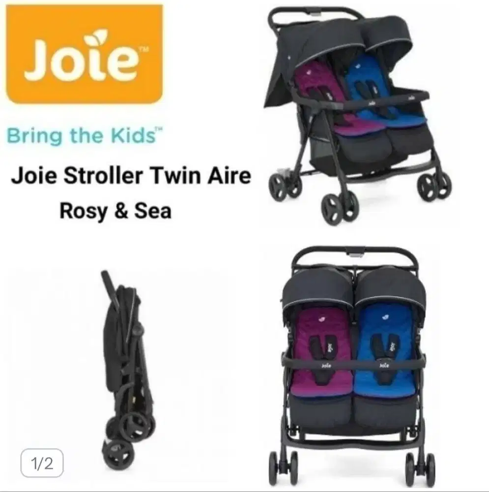 Joie Stroller Twin Aire  – Kondisi 90% (Second)