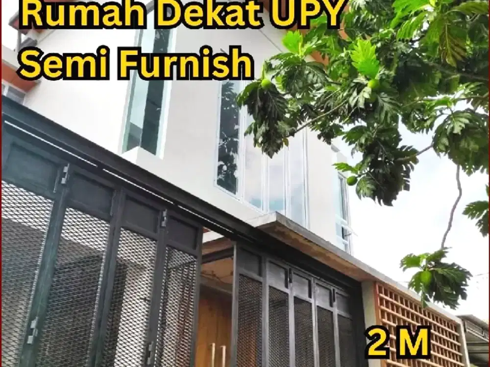 Rumah Dijual Hook 3 Menit Kampus UPY Semi Furnish