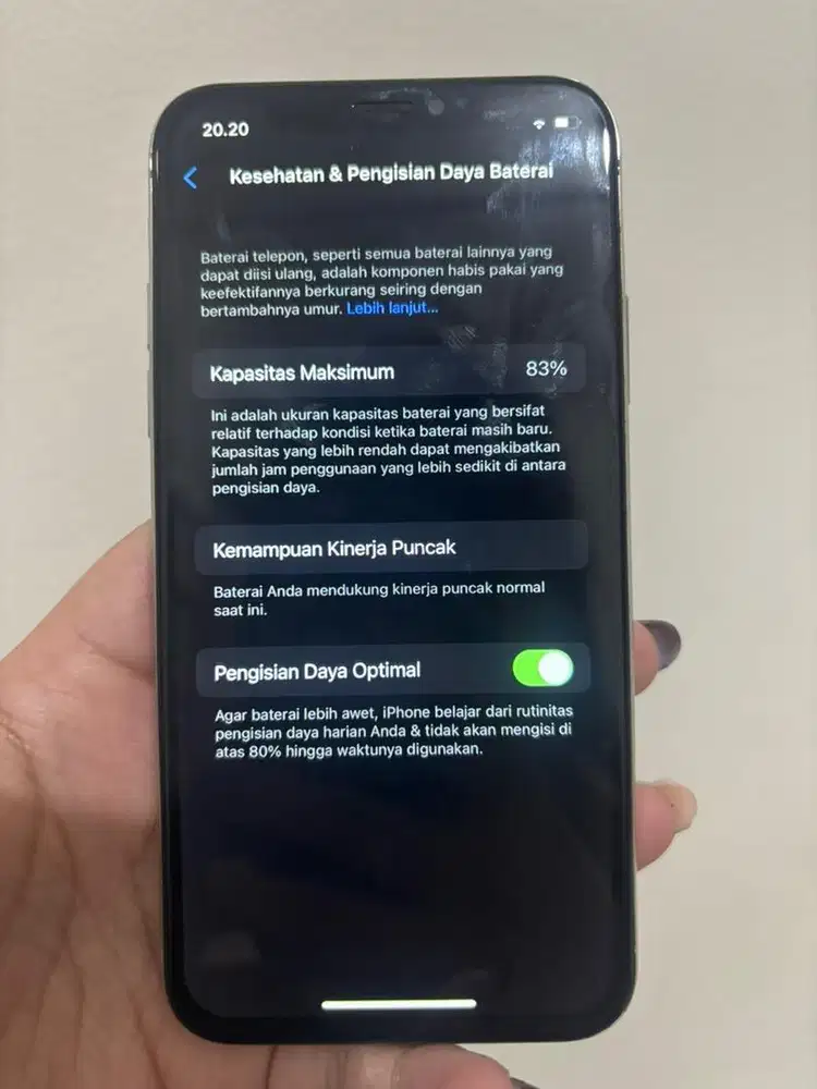 Iphone X 256GB second masih mulus