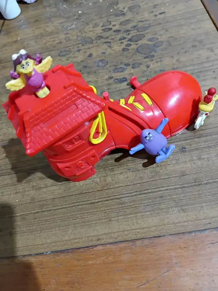 Jual mainan mcd Happy Meal Ronald Shoe (1999) 1 set