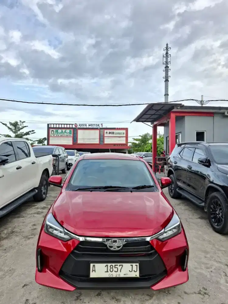 All new agya 2023 G 1.2 matic. Km 65rb