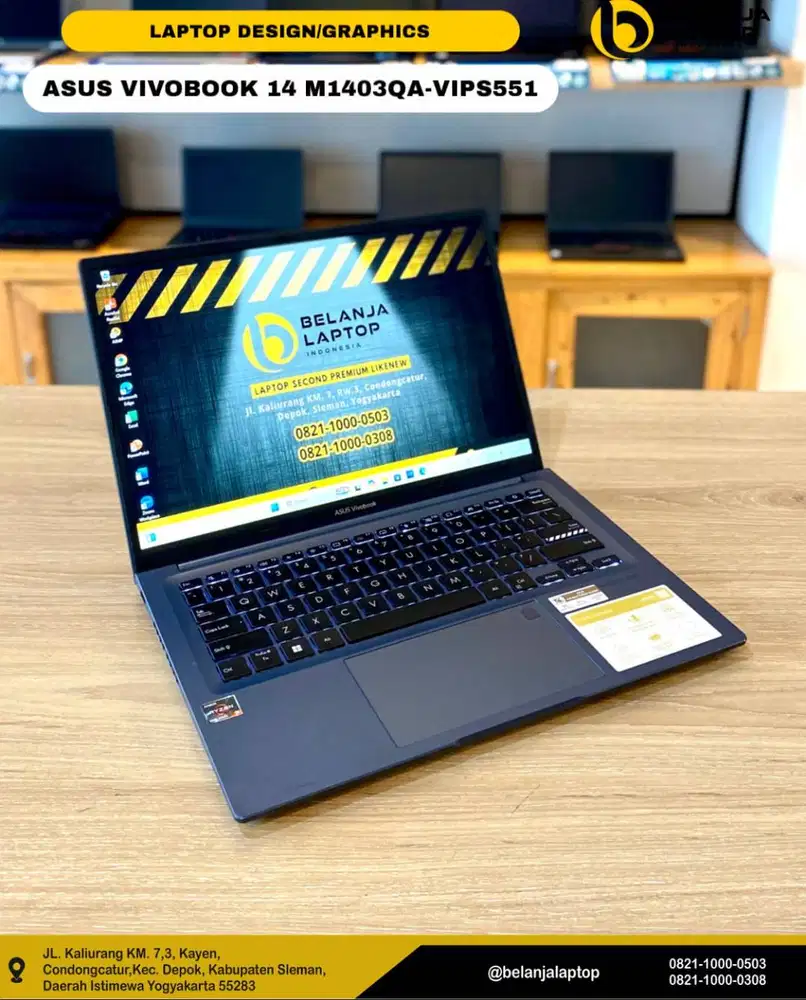 Asus Vivobook 14X M1403QA-VIPS551/Ryzen 5 5600U/16GB/512GB/TERMURAH!!!