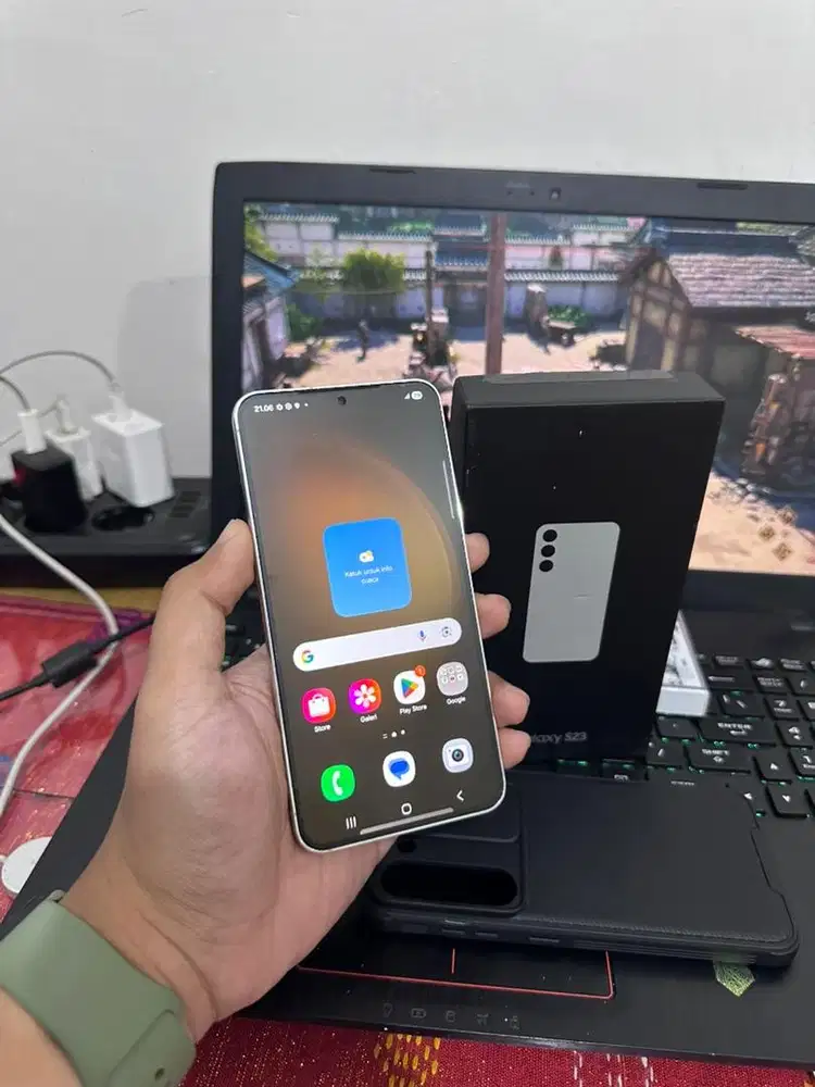 Samsung S23 ram 8/256 GB Fullset resmi SEIN
