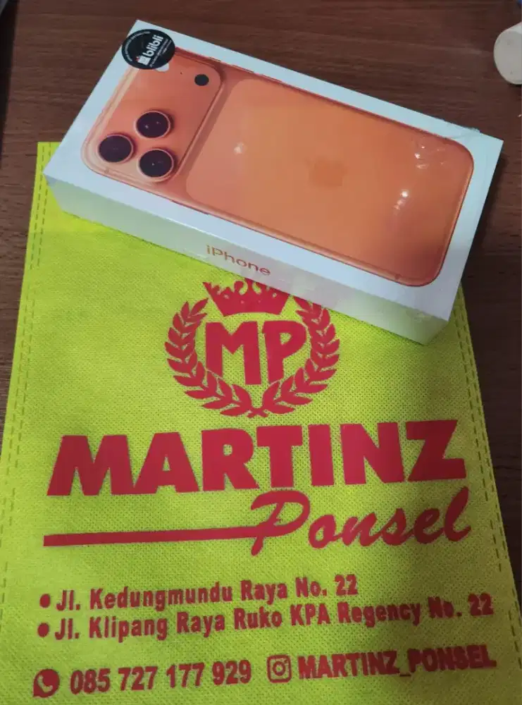 Iphone 17pro max 256gb new resmi segel