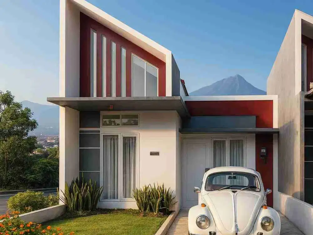 Rumah Minimalis Bergaya Modern di Kawasan Berkembang Pakis Malang
