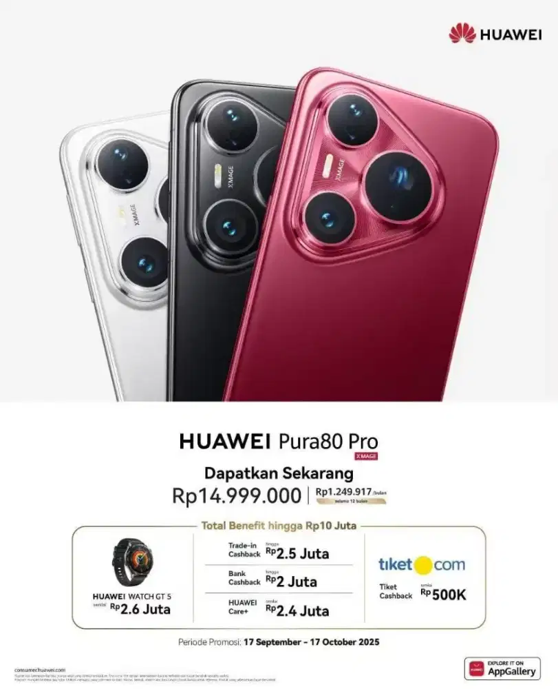 Promo Huawei Pura 80 Series