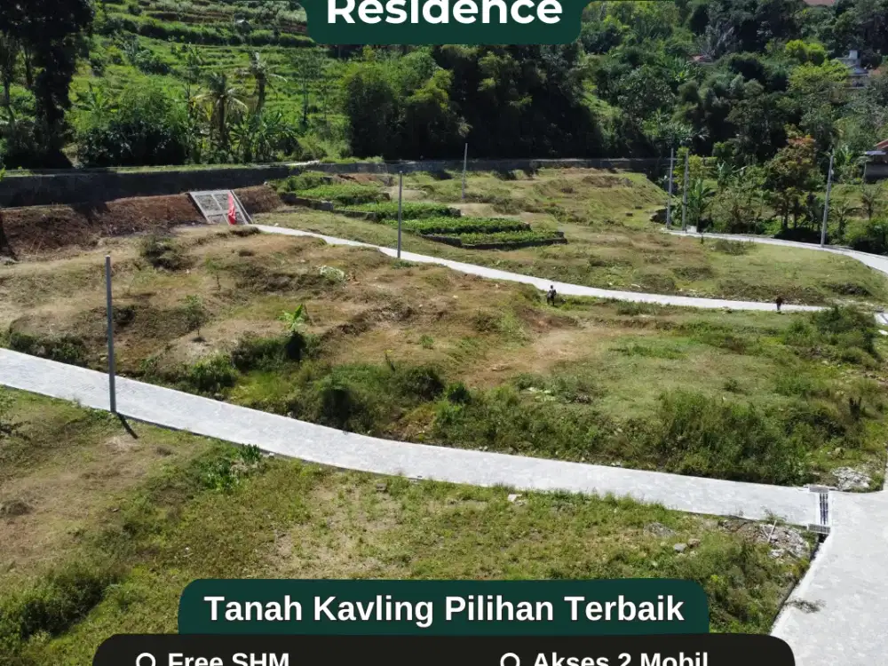 Rebut! Kavling SHM Lebar Muka 9 Meter, Dekat ITB/UNPAD