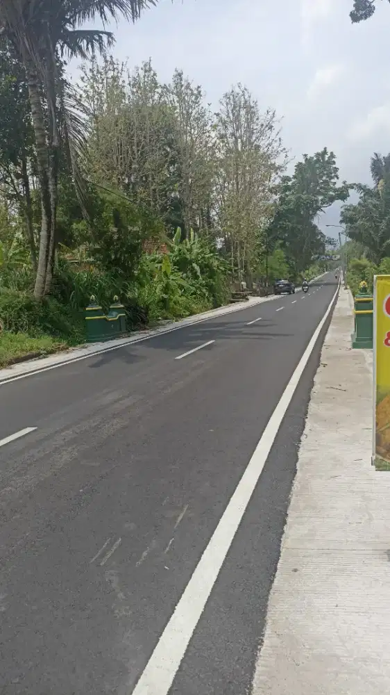 Strategis Tanah Pekarangan Tepi Jalan utama