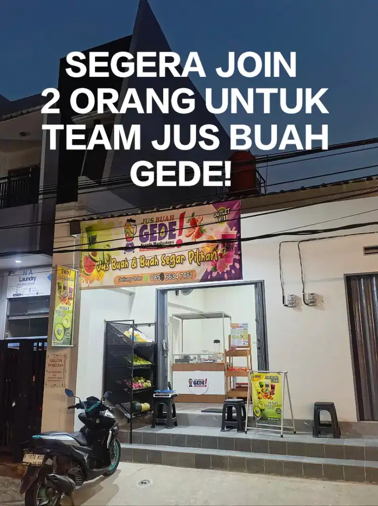 SEGERA JOIN 2 ORANG BARU TEAM JUS BUAH GEDE