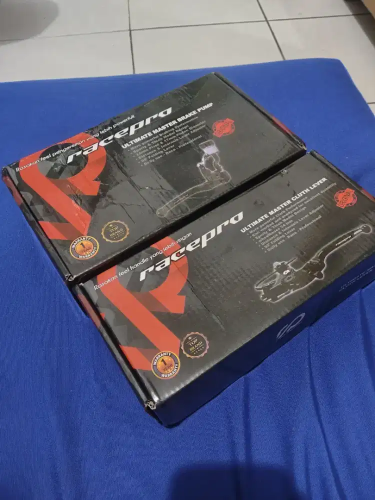 master rem racepro gt 1 hitam uk 17,5mm kondisi new (bisa satuan)