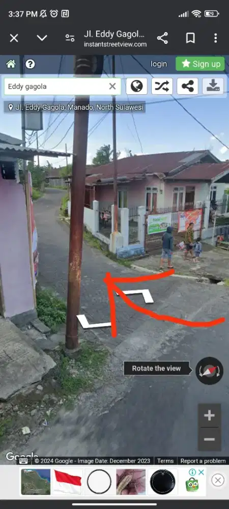 Jual tanah besar di Sumompo Singkil dua menado