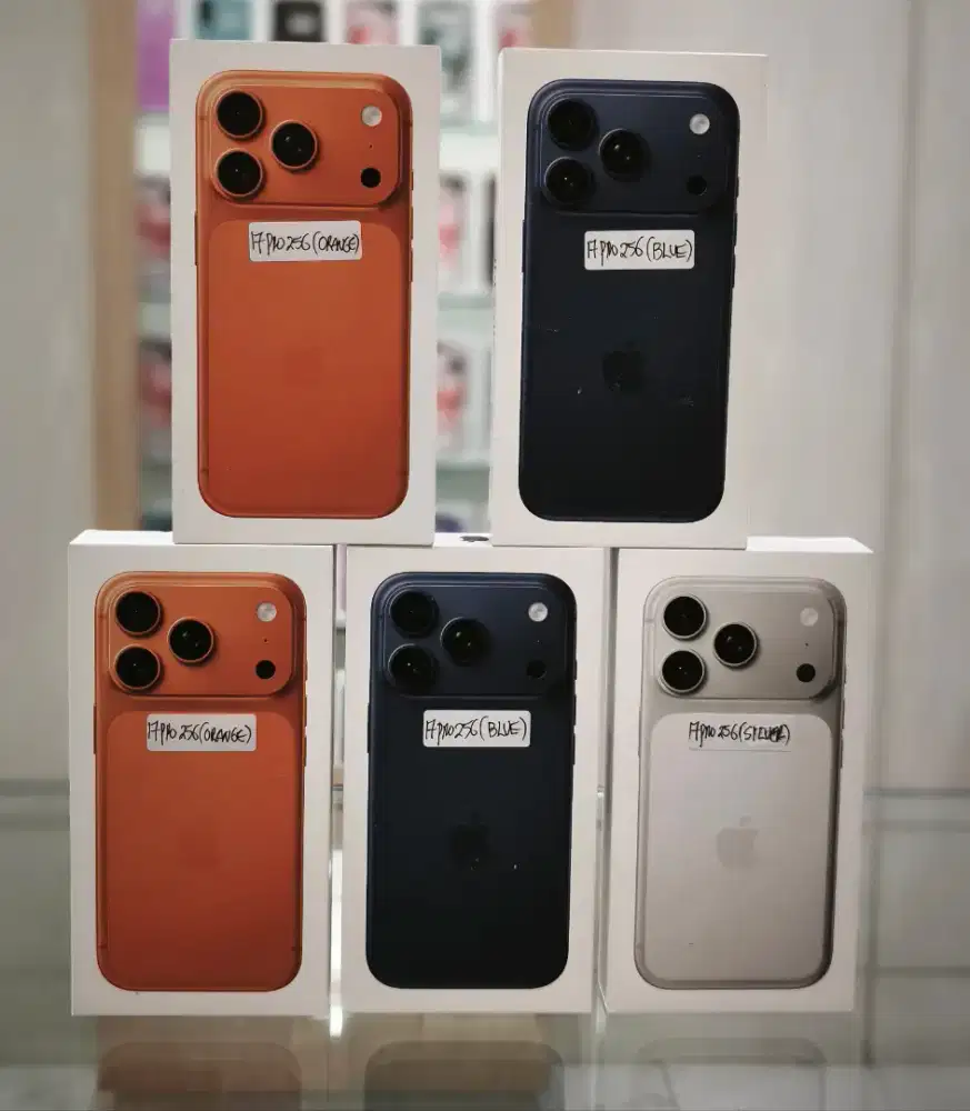 Baru..IPhone 17 Pro 256Gb Garansi Resmi (Warna : Orange/Blue,Silver)