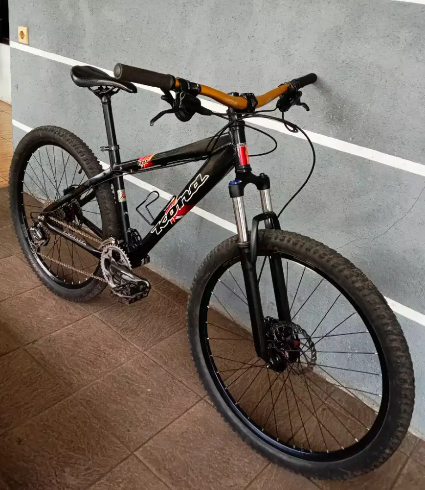 sepeda gunung MTB KONA HOSS RARE ITEM grupset SHIMANO DEORE 3x10 27.5