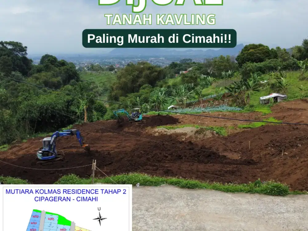 Kavling SHM di Letak Emas Cipageran, Dekat Kampung Buyut (KABUCI)